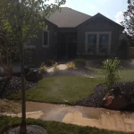 sprinkler front yard